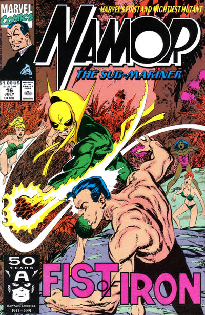 Cover for Namor, the Sub-Mariner (Marvel, 1990 series) #16