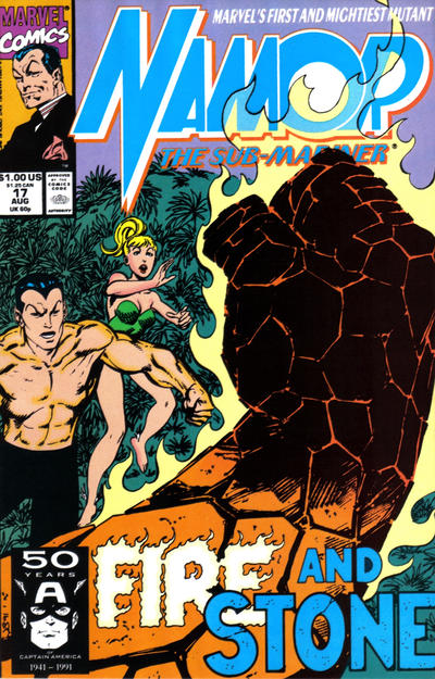 Cover for Namor, the Sub-Mariner (Marvel, 1990 series) #17