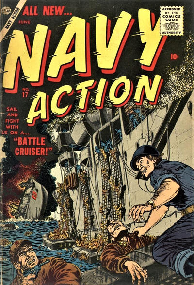 Cover for Navy Action (Marvel, 1957 series) #17