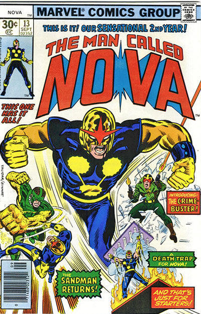 Cover for Nova (Marvel, 1976 series) #13 [30¢]