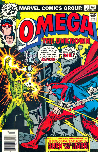 Cover for Omega the Unknown (Marvel, 1976 series) #3