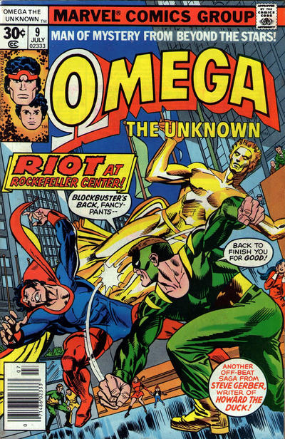 Cover for Omega the Unknown (Marvel, 1976 series) #9 [30¢]