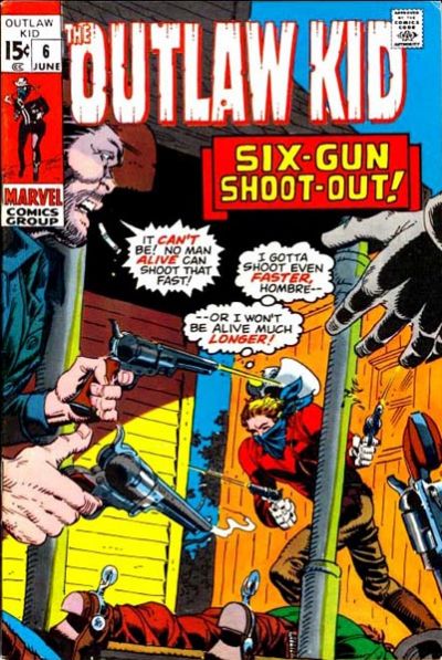 Cover for The Outlaw Kid (Marvel, 1970 series) #6