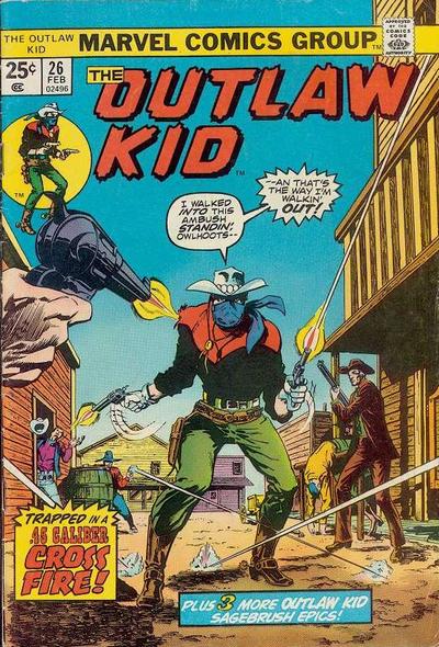 Cover for The Outlaw Kid (Marvel, 1970 series) #26