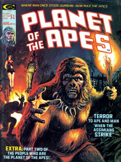 Cover for Planet of the Apes (Marvel, 1974 series) #13