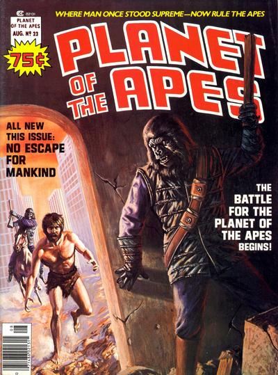 Cover for Planet of the Apes (Marvel, 1974 series) #23