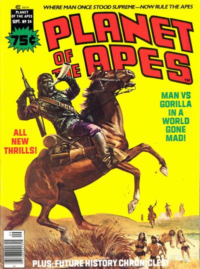 Cover for Planet of the Apes (Marvel, 1974 series) #24