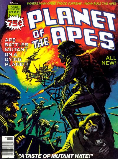 Cover for Planet of the Apes (Marvel, 1974 series) #25