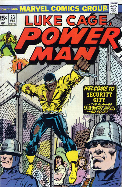 Cover for Power Man (Marvel, 1974 series) #23