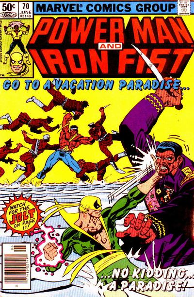 Cover for Power Man and Iron Fist (Marvel, 1981 series) #70 [Newsstand]