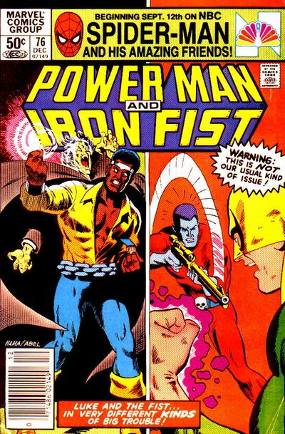 Cover for Power Man and Iron Fist (Marvel, 1981 series) #76