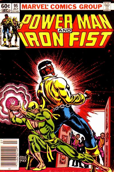 Cover for Power Man and Iron Fist (Marvel, 1981 series) #95 [Newsstand]