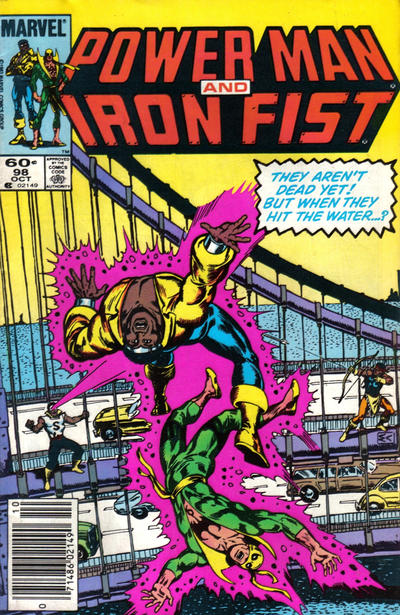 Cover for Power Man and Iron Fist (Marvel, 1981 series) #98 [Newsstand]