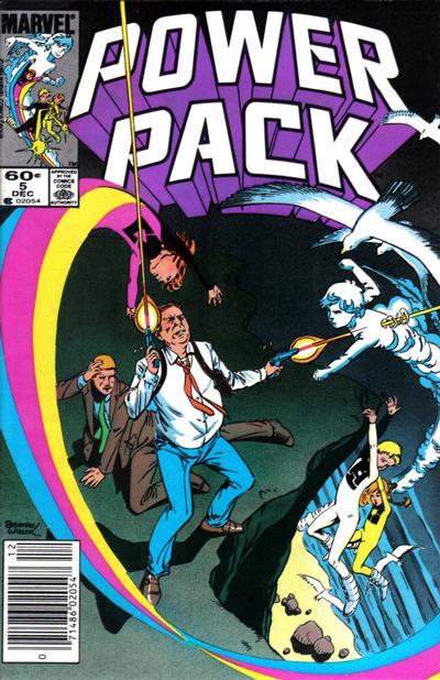 Cover for Power Pack (Marvel, 1984 series) #5 [Newsstand]