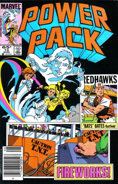 Cover for Power Pack (Marvel, 1984 series) #13 [Newsstand]