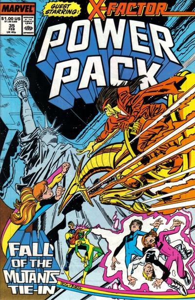 Cover for Power Pack (Marvel, 1984 series) #35