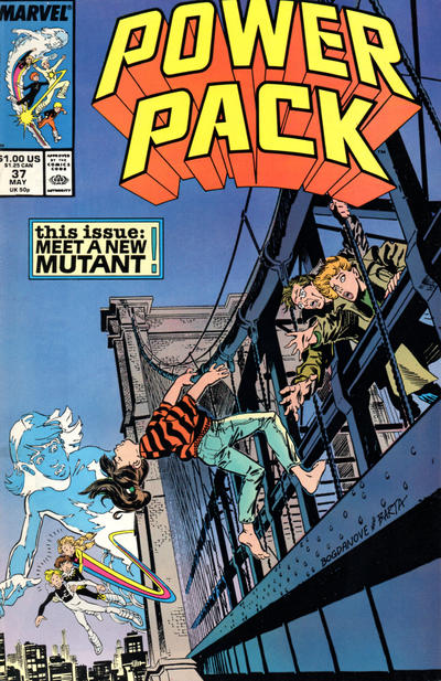 Cover for Power Pack (Marvel, 1984 series) #37