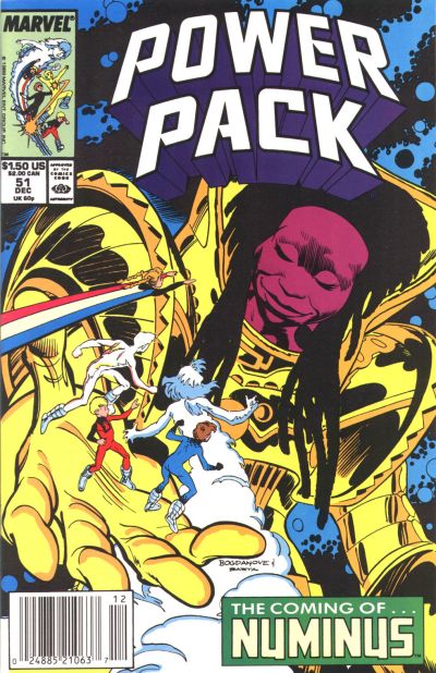 Cover for Power Pack (Marvel, 1984 series) #51