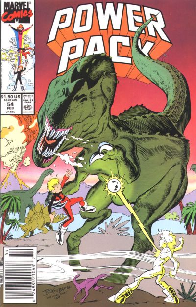 Cover for Power Pack (Marvel, 1984 series) #54