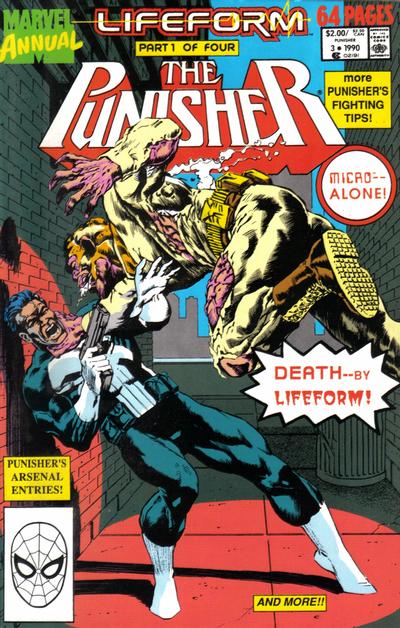 Cover for The Punisher Annual (Marvel, 1988 series) #3 [Newsstand]