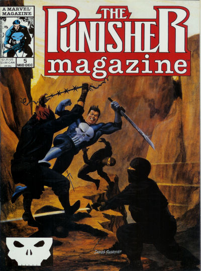 Cover for The Punisher Magazine (Marvel, 1989 series) #5