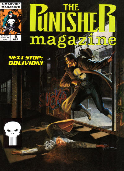 Cover for The Punisher Magazine (Marvel, 1989 series) #9