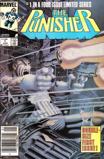 Cover for The Punisher (Marvel, 1986 series) #1 [Newsstand]