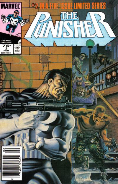 Cover for The Punisher (Marvel, 1986 series) #2 [Newsstand]