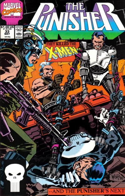 Cover for The Punisher (Marvel, 1987 series) #33 [Direct]