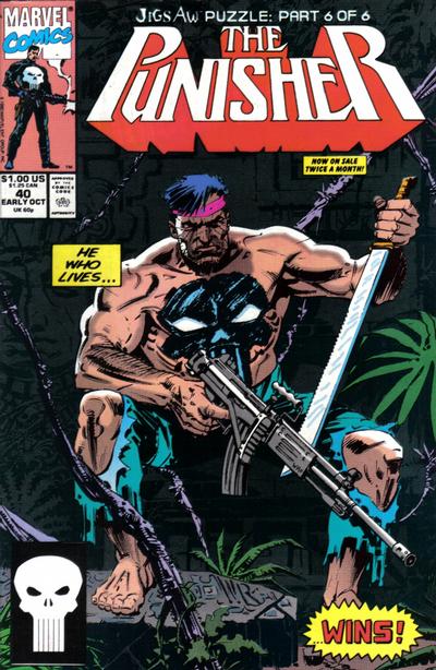 Cover for The Punisher (Marvel, 1987 series) #40