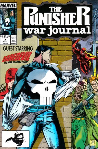 Cover for The Punisher War Journal (Marvel, 1988 series) #2 [Newsstand]