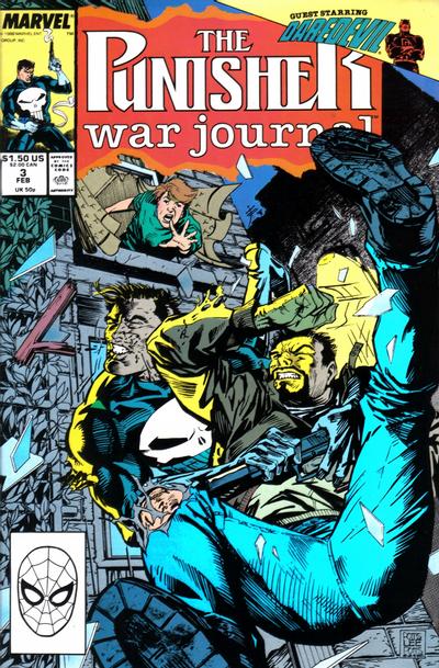 Cover for The Punisher War Journal (Marvel, 1988 series) #3 [Direct]
