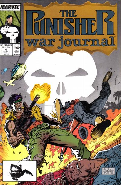 Cover for The Punisher War Journal (Marvel, 1988 series) #4