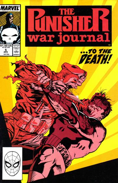 Cover for The Punisher War Journal (Marvel, 1988 series) #5