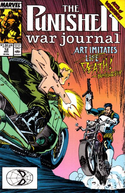 Cover for The Punisher War Journal (Marvel, 1988 series) #12 [Newsstand]
