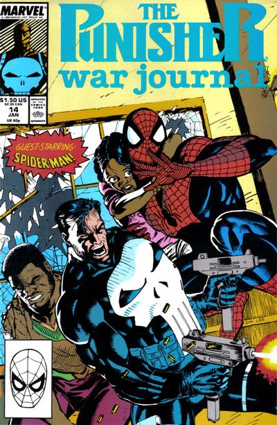 Cover for The Punisher War Journal (Marvel, 1988 series) #14 [Direct]