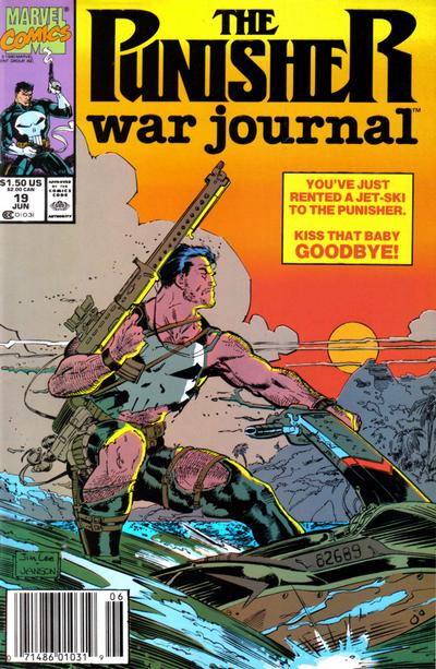 Cover for The Punisher War Journal (Marvel, 1988 series) #19 [Newsstand]