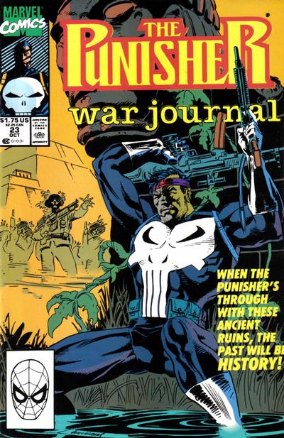 Cover for The Punisher War Journal (Marvel, 1988 series) #23 [Direct]