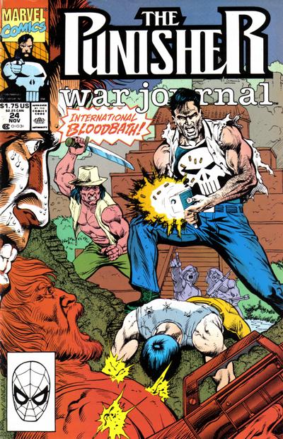 Cover for The Punisher War Journal (Marvel, 1988 series) #24 [Direct]