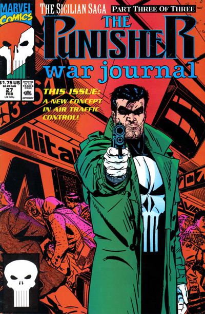 Cover for The Punisher War Journal (Marvel, 1988 series) #27 [Newsstand]