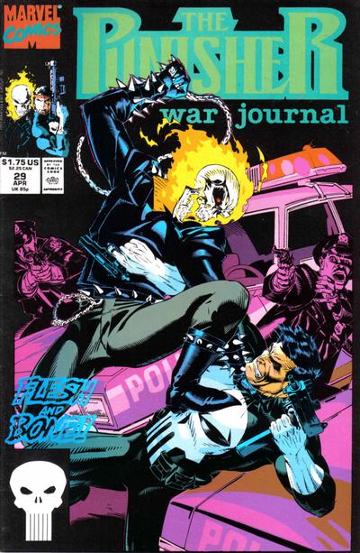 Cover for The Punisher War Journal (Marvel, 1988 series) #29 [Direct]