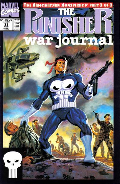 Cover for The Punisher War Journal (Marvel, 1988 series) #33