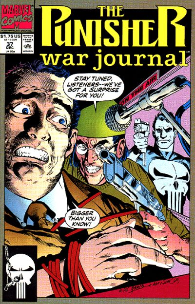 Cover for The Punisher War Journal (Marvel, 1988 series) #37 [Newsstand]