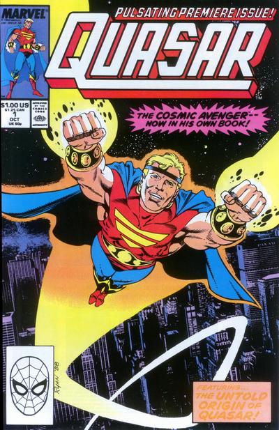 Cover for Quasar (Marvel, 1989 series) #1
