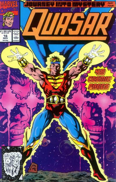 Cover for Quasar (Marvel, 1989 series) #16