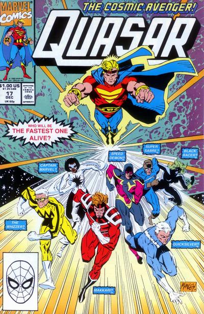 Cover for Quasar (Marvel, 1989 series) #17