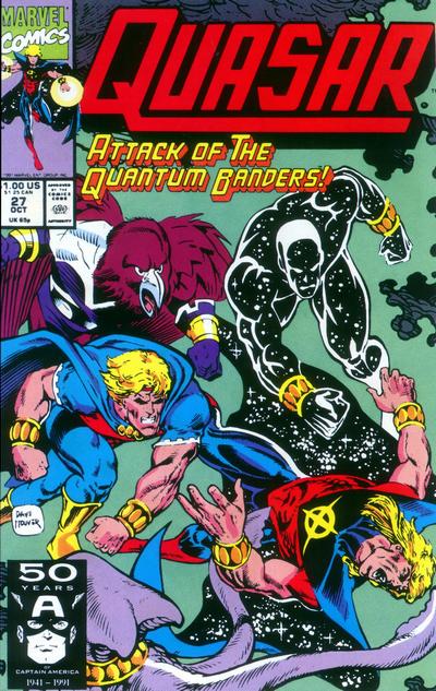 Cover for Quasar (Marvel, 1989 series) #27