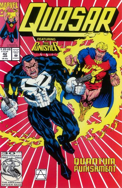 Cover for Quasar (Marvel, 1989 series) #42
