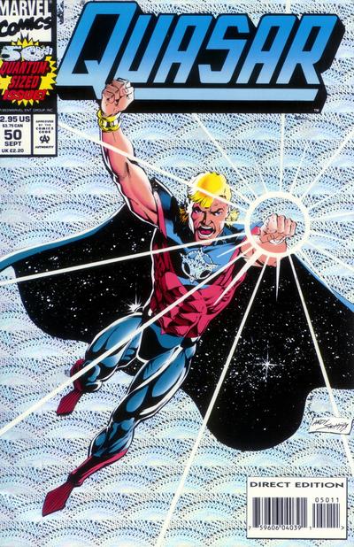 Cover for Quasar (Marvel, 1989 series) #50