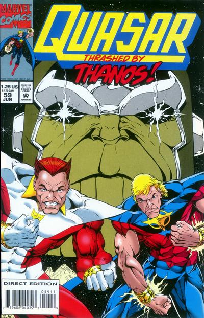 Cover for Quasar (Marvel, 1989 series) #59